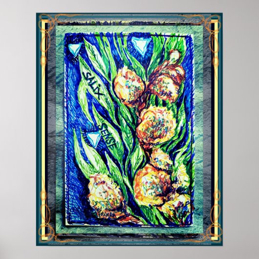 唾液検出柳の内皮 ポスター (正面)