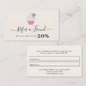 商モダン品紹介カード 名刺 (正面/裏面)