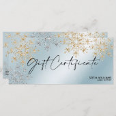 商モダン品証ギフトカード雪 (正面/裏面)