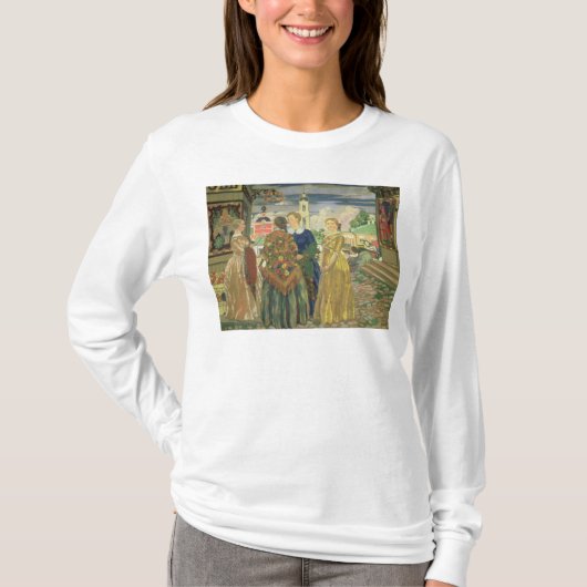 商人の女性 Tシャツ (正面)
