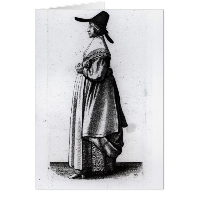 商人の妻1640年 (正面)