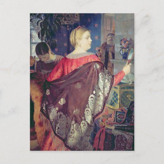 商人の鏡 ポストカード (正面)