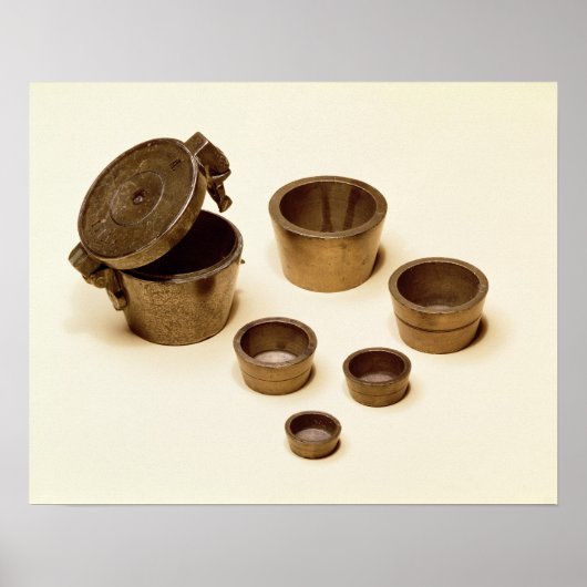 商人や薬屋が使用する重み ポスター (正面)