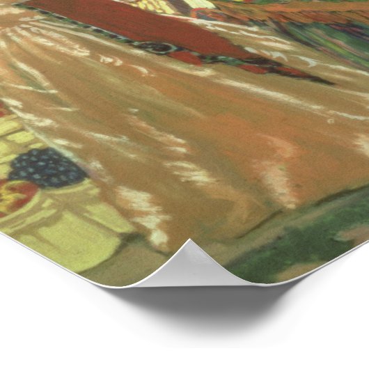 商人女性 ポスター (角)