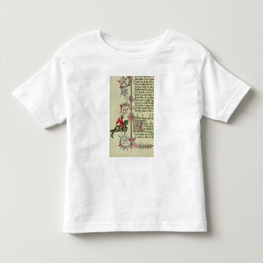 商人、ファクシミリ詳細からの トドラーTシャツ (正面)