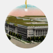 商務省ヴィンテージ セラミックオーナメント (裏面)