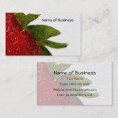 商号のいちごの葉 名刺 (正面/裏面)