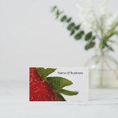商号のいちごの葉 名刺 (スタンド正面)