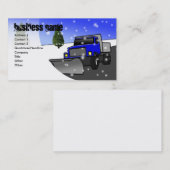 、商号雪すき青い、住所2、Conta… 名刺 (正面/裏面)