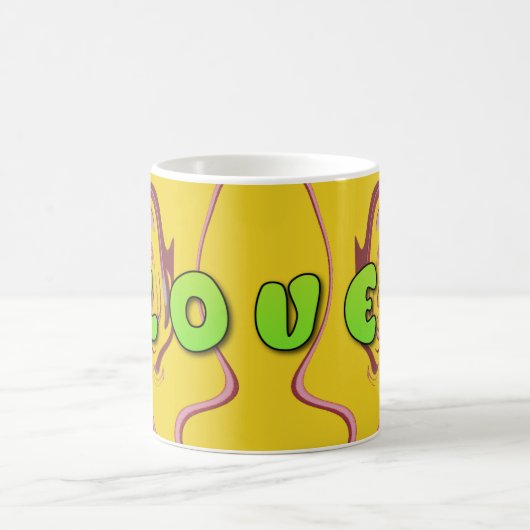商品のカスタマイズ コーヒーマグカップ (中央)