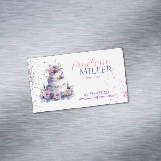 商品ストアwiの焼いた名刺デザイン マグネット名刺 (インサイチュ)