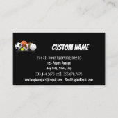 商品スポーツの店 名刺 (正面)