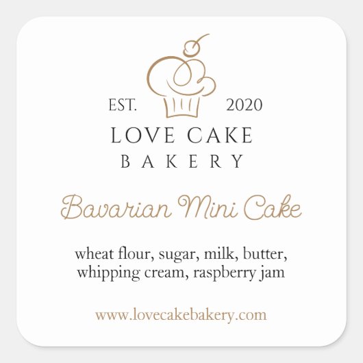 商品パーソナライズされた焼いたシール スクエアシール (正面)