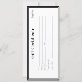 商品ロゴ付きカスタム商品券