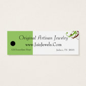 商品価格ラベル（オリーブ緑/赤） (裏面)