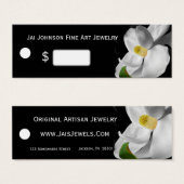 商品価格ラベル(Magnolia on Black) (正面&裏面)