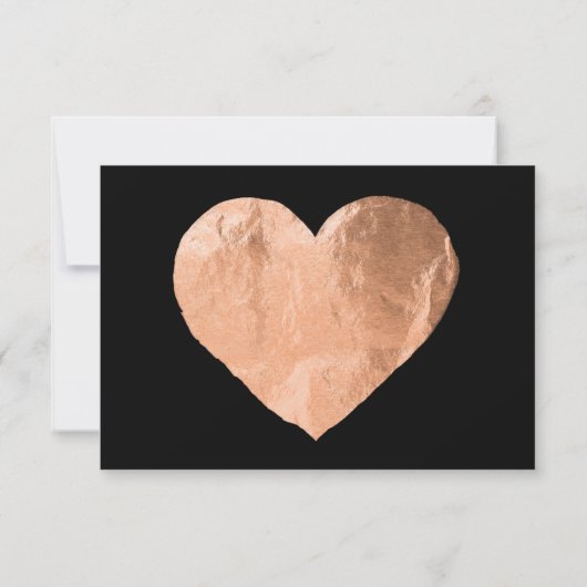 商品券の簡単な白黒ハート (裏面)