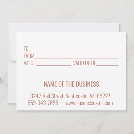 商品券エレガントバラ金ゴールドはさみ箔 (裏面)