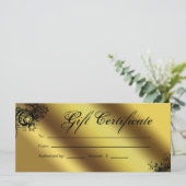 商品券サロンスパ金ゴールドフローラ蝶 (スタンド正面)