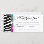 商品券ファッションサロンジュエリーブルーピンク (裏面)