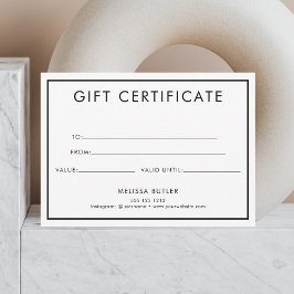 商品券ミニマリスト ノートカード