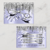 商品券美容師爪、 ネイル銀はさみ 名刺 (正面/裏面)