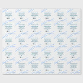 商品名・事業者名・ウェブサイト・QRコードを追加 ラッピングペーパー (フラット)