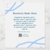 商品名・事業者名・ウェブサイト・QRコードを追加 ワインラベル (シングルラベル)