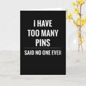 商品番号|ピン集めの贈り物 カード (黄色い花)