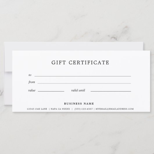 商品贈与証（白黒） (裏面)