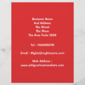 商売品 チラシ (裏面)