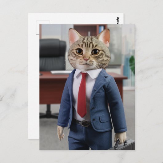 商売猫 ポストカード (正面/裏面)