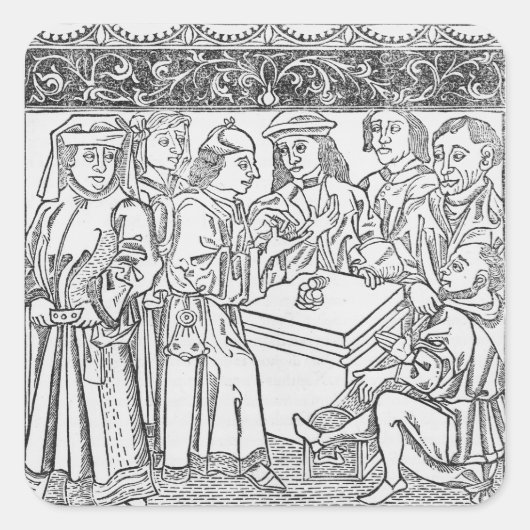 商工業者と金融業者 スクエアシール (正面)