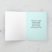 商店名から不動産仲介業者メリークリスマス カード (内部)