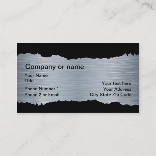 商業か工業デザイン 名刺 (裏面)