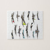 商業ジェット機の変化パターン ジグソーパズル (横)