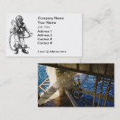 商業ダイビングの名刺 名刺 (正面/裏面)