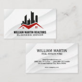 商業住宅実在不動産ロゴ 名刺 (正面/裏面)