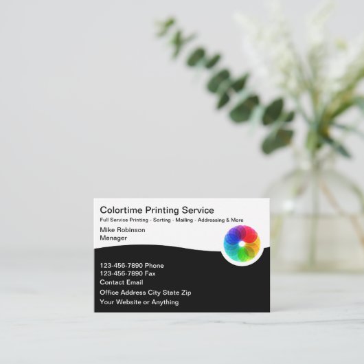 商業印刷サービス名刺 名刺 (スタンド正面)