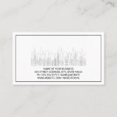 商業実在所 |ダウンタウン 名刺 (裏面)