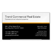 商業実在財産 マグネット名刺 (正面)