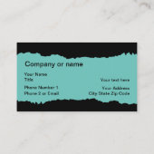 商業掘削業 名刺 (裏面)