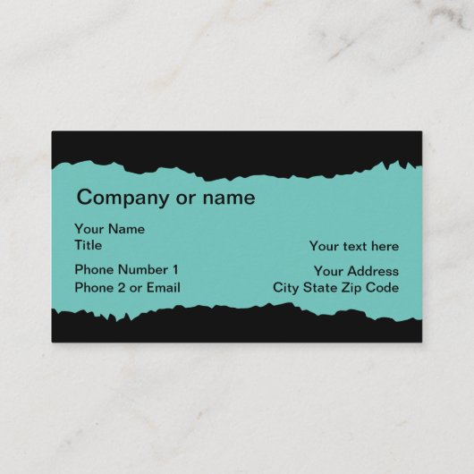 商業掘削業 名刺 (裏面)