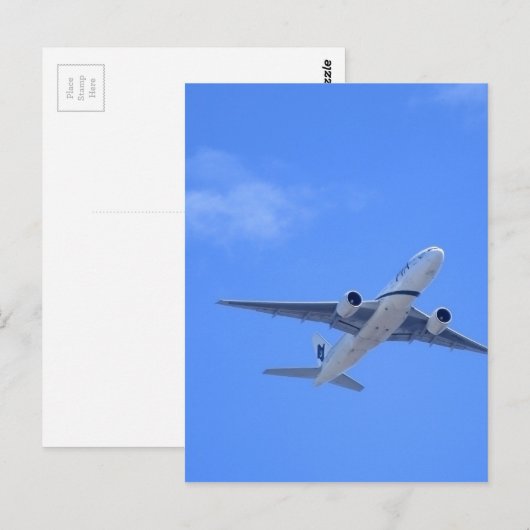 商業旅客機 ポストカード (正面/裏面)