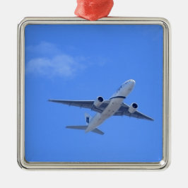 商業旅客機 メタルオーナメント