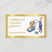 商業洗浄 名刺 (正面)