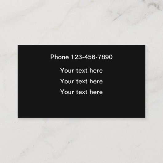 商業用または住宅用フローリング 名刺 (裏面)