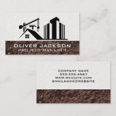 商業用住宅建築用地 名刺 (正面/裏面)