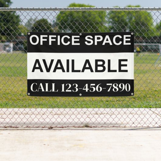 商業用実在不動産オフィスリースバナー 横断幕 (インサイチュ)