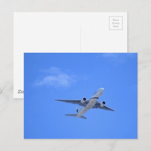 商業用旅客機 ポストカード (正面/裏面)